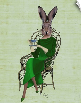 Lady Bella Rabbit Taking Tea