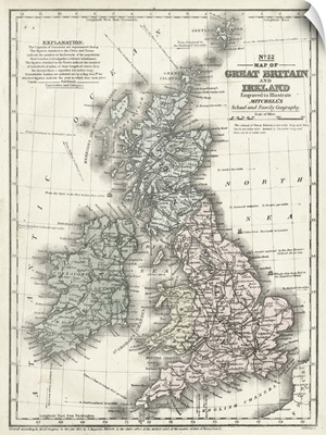 Mitchell's Map of Great Britain and Ireland