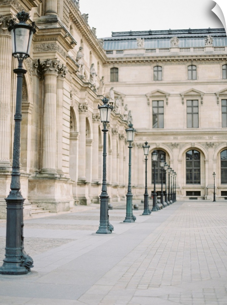 Photograph of the elegant architecture of Paris.