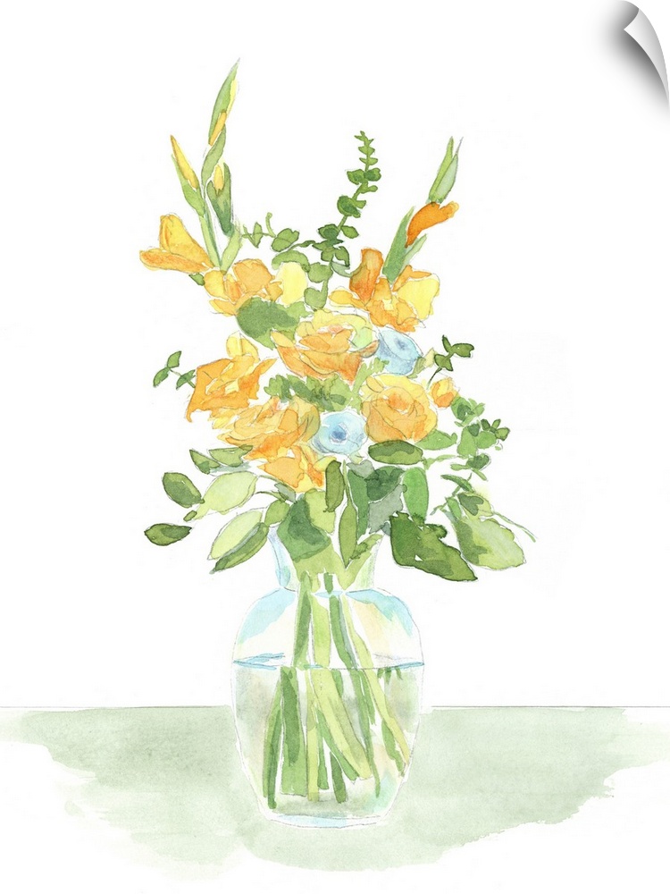 Pastel Bouquet Of Flowers II