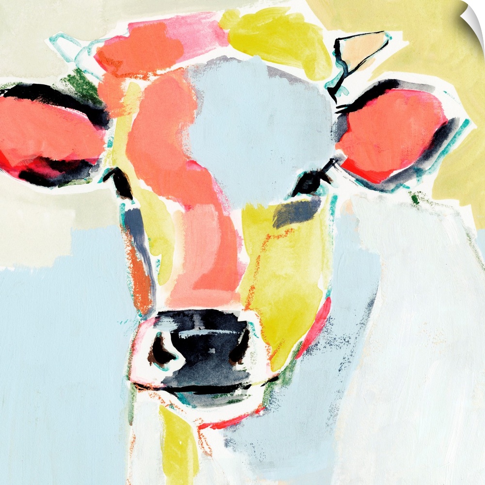 Pastel Cow II