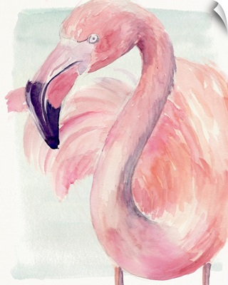 Pastel Flamingo I