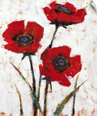 Red Poppy Fresco II