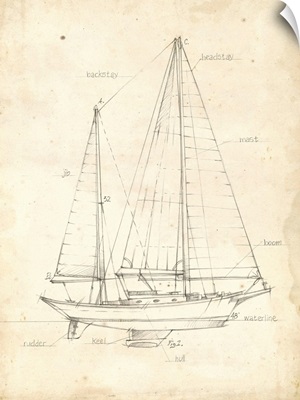 Sailboat Blueprint VI