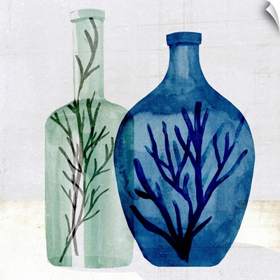 Sea Glass Vase I