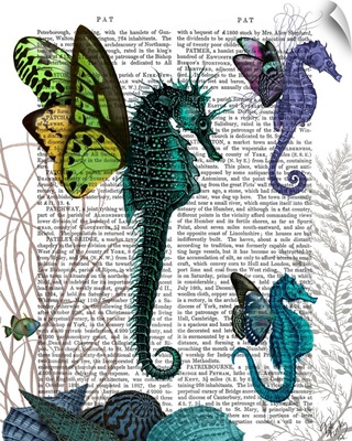 Seahorse Trio With Wings