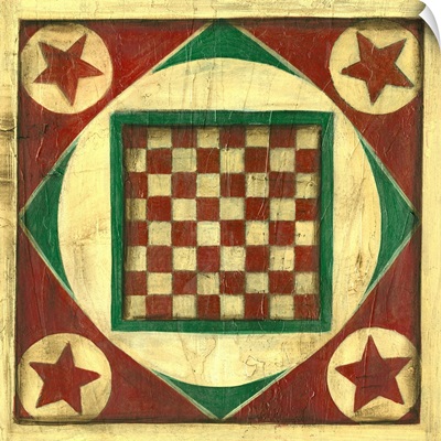 Small Antique Checkers