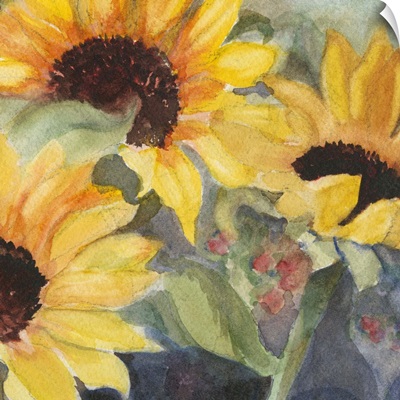Sunflowers in Watercolor II