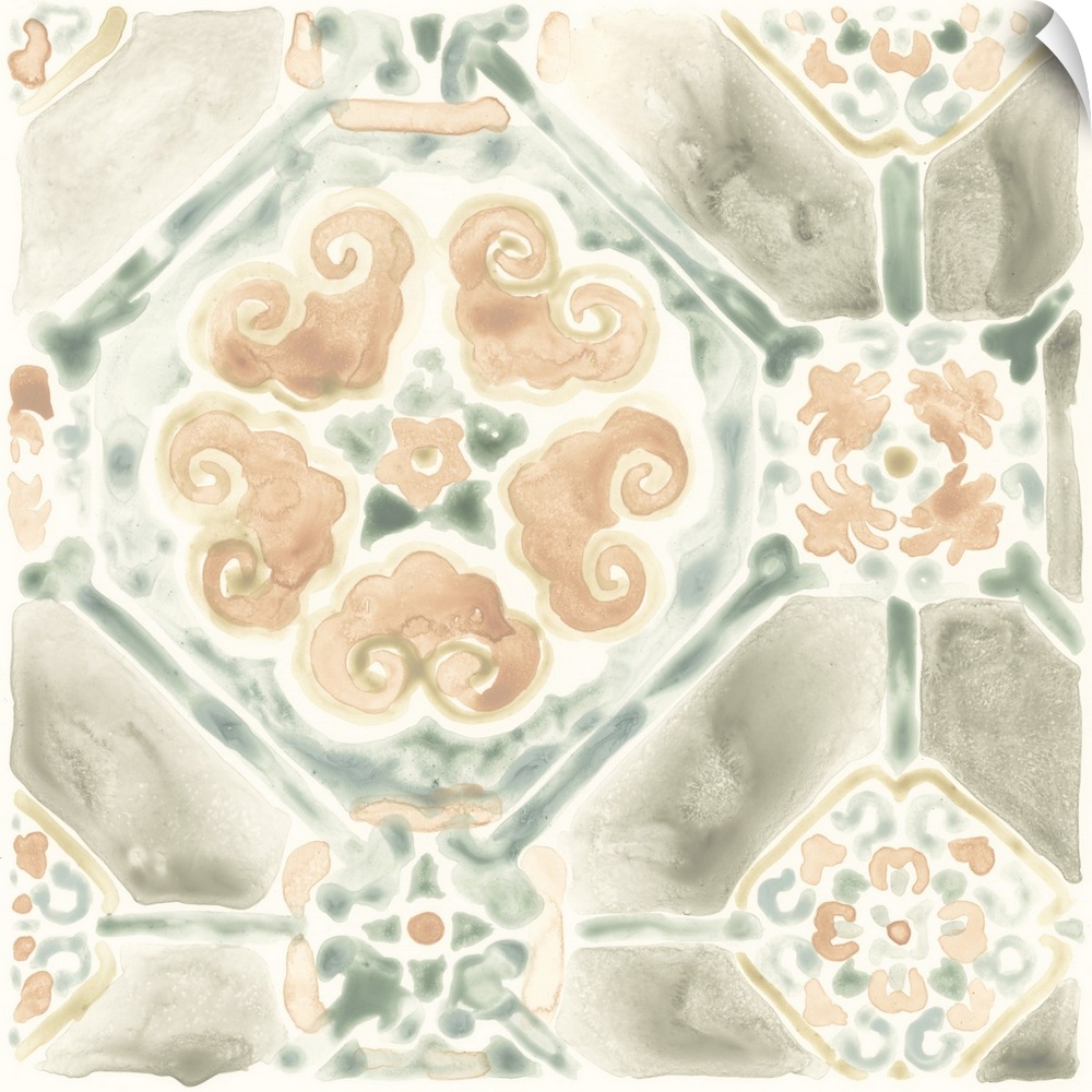 Terracotta Garden Tile III