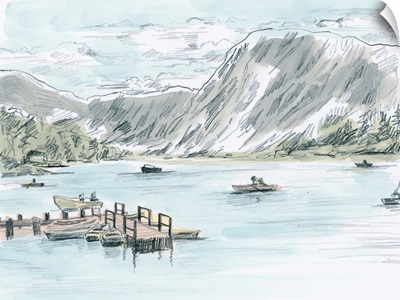 Tinted Lake Sketch II