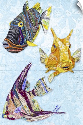 Tropical Fish Collage IV