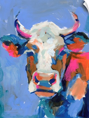 Vivid Cow Portrait I