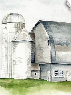 Watercolor Barn II