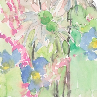 Watercolor Floral Accent I