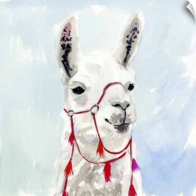 Watercolor Llama I