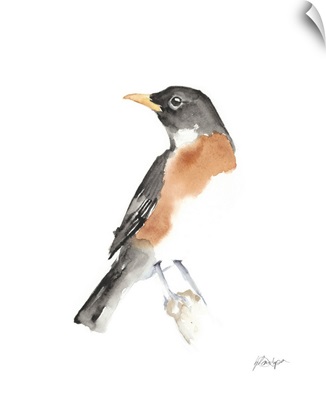 Watercolor Songbirds IV