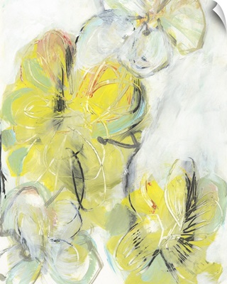 Yellow Floral Abstract II