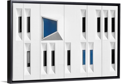 Composition In White, Black And Blue