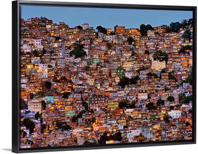 Nightfall In The Favela Da Rocinha