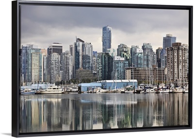 City Skyline And Coal Harbour, Vancouver British Columbia Canada