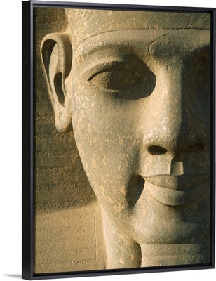 Detail Of Pharaoh Head; Luxor Temple, Egypt