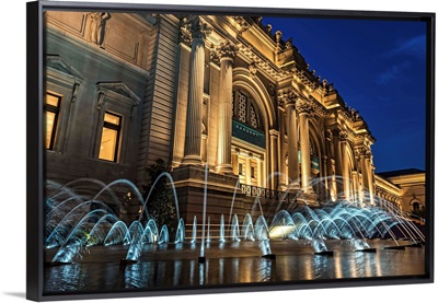 Metropolitan Museum of Art at twilight, New York City