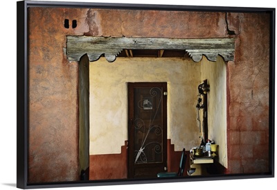 Old Doorway And Courtyard, New Mexico