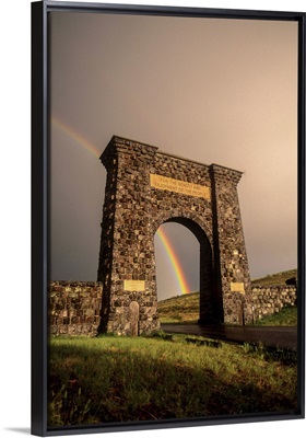 The Roosevelt Arch, Montana, Yellowstone National Park
