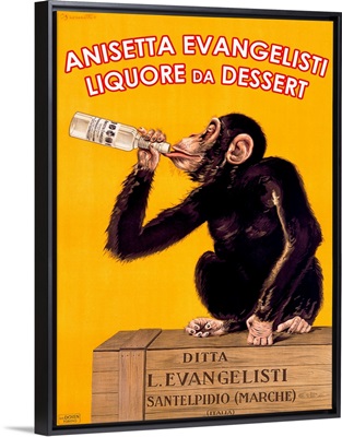 Anisetta Evangelisti, Vintage Poster, by Carlo Biscaretti