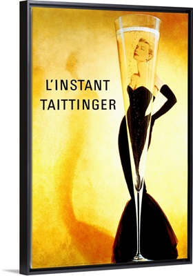 LInstant Taittinger, Vintage Poster