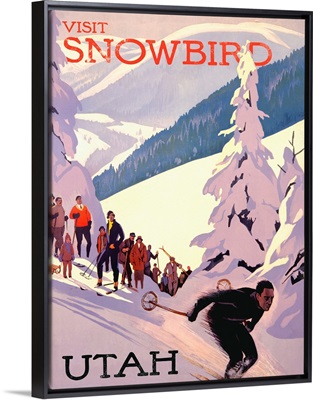 Snowbird Utah Vintage Advertising Poster