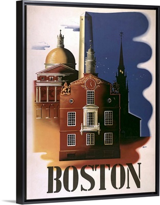 Boston - Vintage Travel Advertisement
