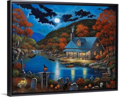 Cabin On Halloween Lake