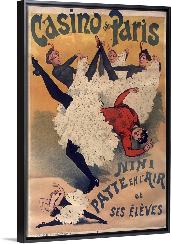 Casino de Paris - Vintage Cabaret Advertisement