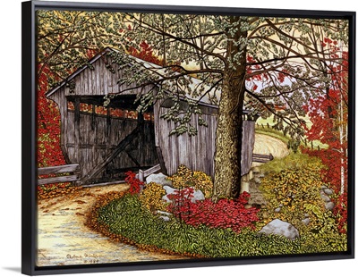 Covered Bridge At Waterville