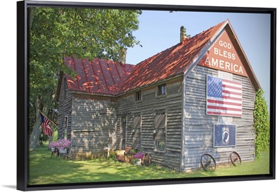 God bless America house