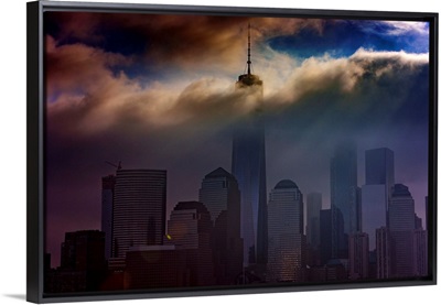 Freedom Tower Among Clouds