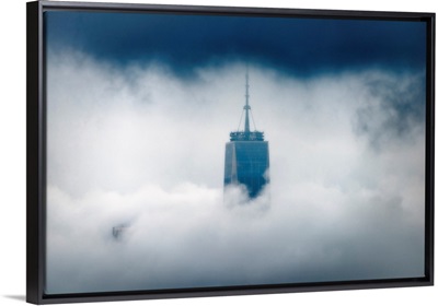 Freedom Tower Among Clouds