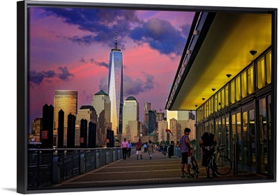 Freedom Tower View From New Jersey