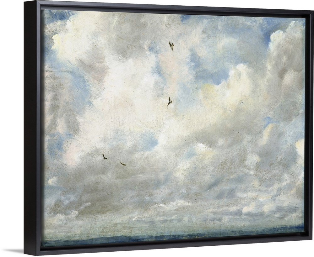 oil on paper laid down on board