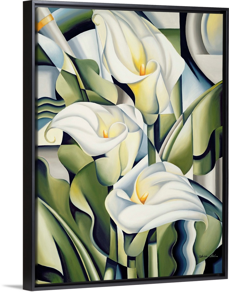 Cubist Lilies