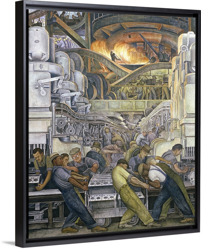 Detroit Industry, North Wall, 1932-33