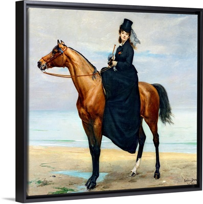 Equestrian Portrait of Mademoiselle Croizette, 1873