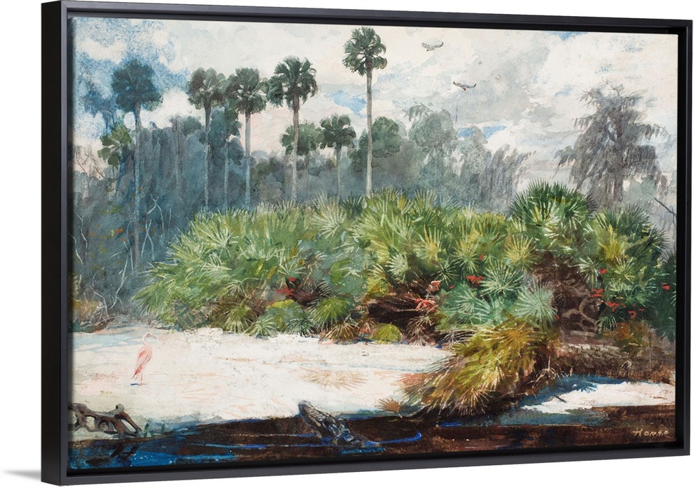 Originally w/c over graphite on paper.