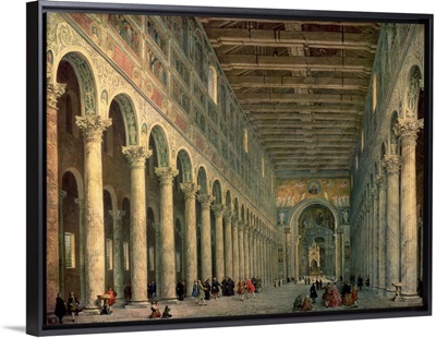 Interior of the Church of San Paolo Fuori le Mura, Rome, 1750