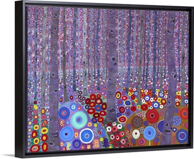 Klimt's Forest, 2010, (acrylic on canvas)