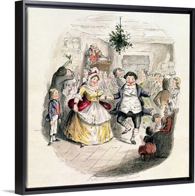 Mr Fezziwig's Ball, from A Christmas Carol by Charles Dickens (1812-70) 1843