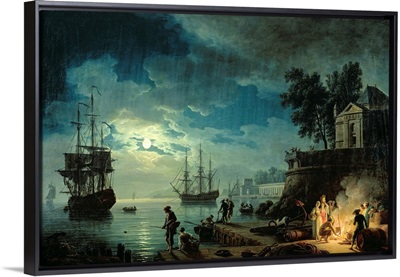 Night: A Port in the Moonlight, 1748
