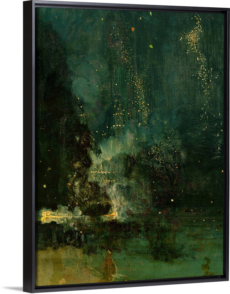 Nocturne in Black and Gold, the Falling Rocket, c.1875