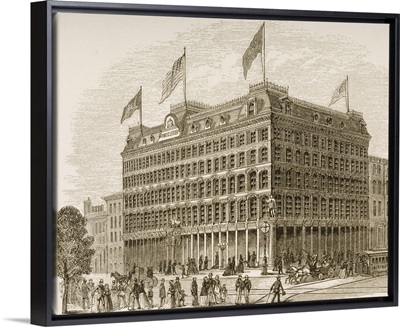 Public Ledger Building, Philadelphia, in c.1870
